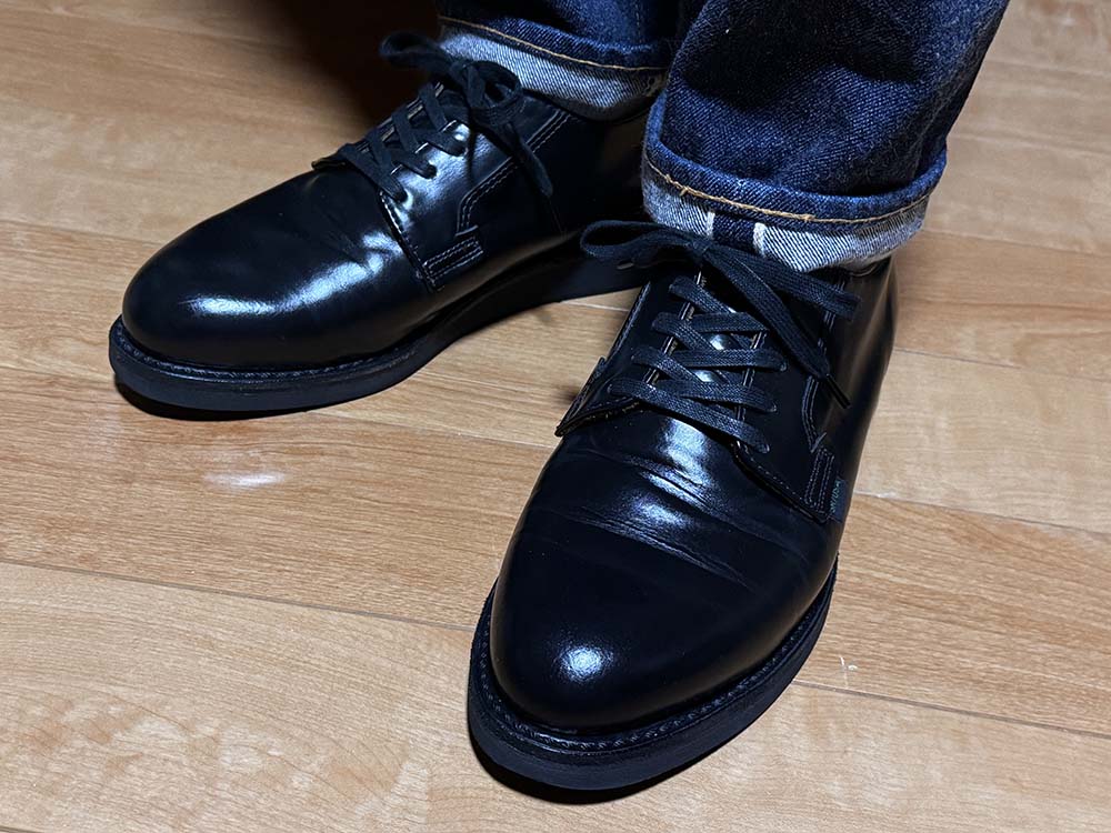 レッドウイング ポストマン101 × ヘルスニットの着用イメージ