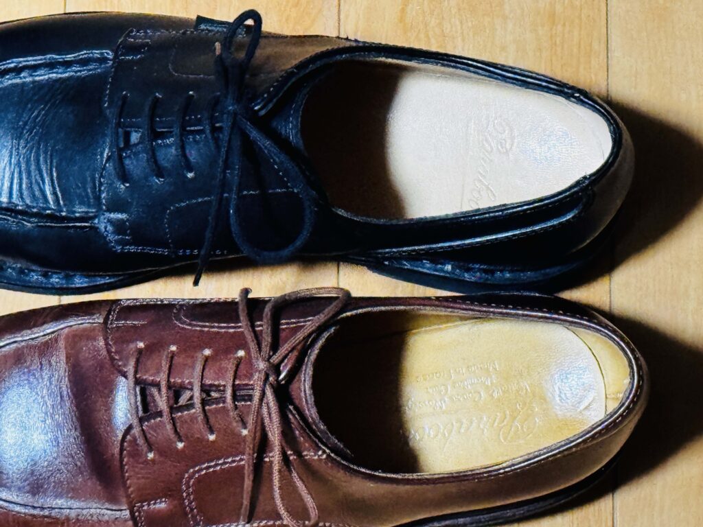 パラブーツ シャンボードのサイズ感｜足長25.5cm・足囲23.0cmの私が選んだUK6.5｜現行モデルとデカタグモデルのサイズ感