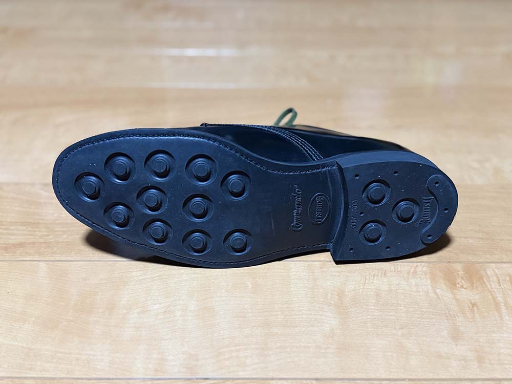 サンダース ミリタリーダービー ソール裏 コマンドソール グリップ ミリタリー 革靴