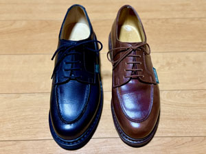 パラブーツ シャンボードの現行モデルとデカタグ