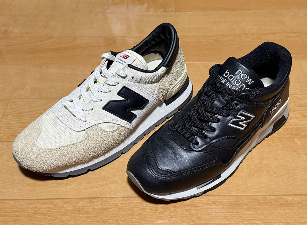 ニューバランスM1500とM990の比較