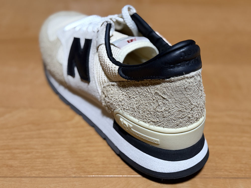 ニューバランスM990のソールとクッション